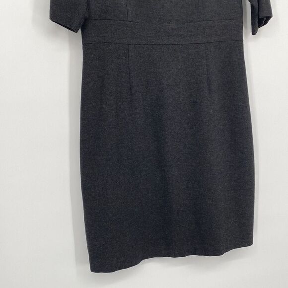 Trina Turk Grey‎ Stretch Knit A-Line Above Knee Dress  size Large - Picture 2 of 11